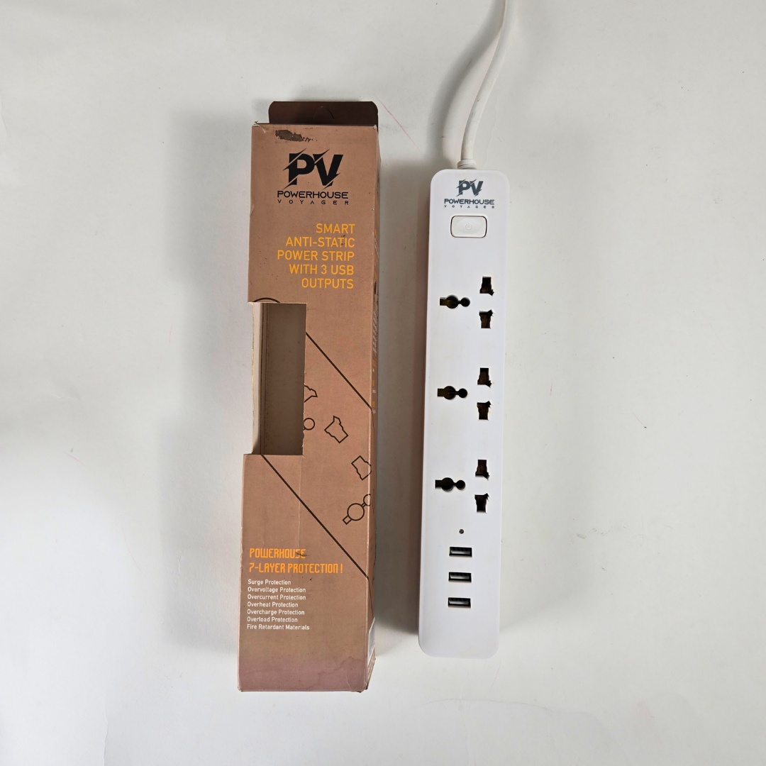 Powerhouse Voyager Power Strips Extension with USB Ports