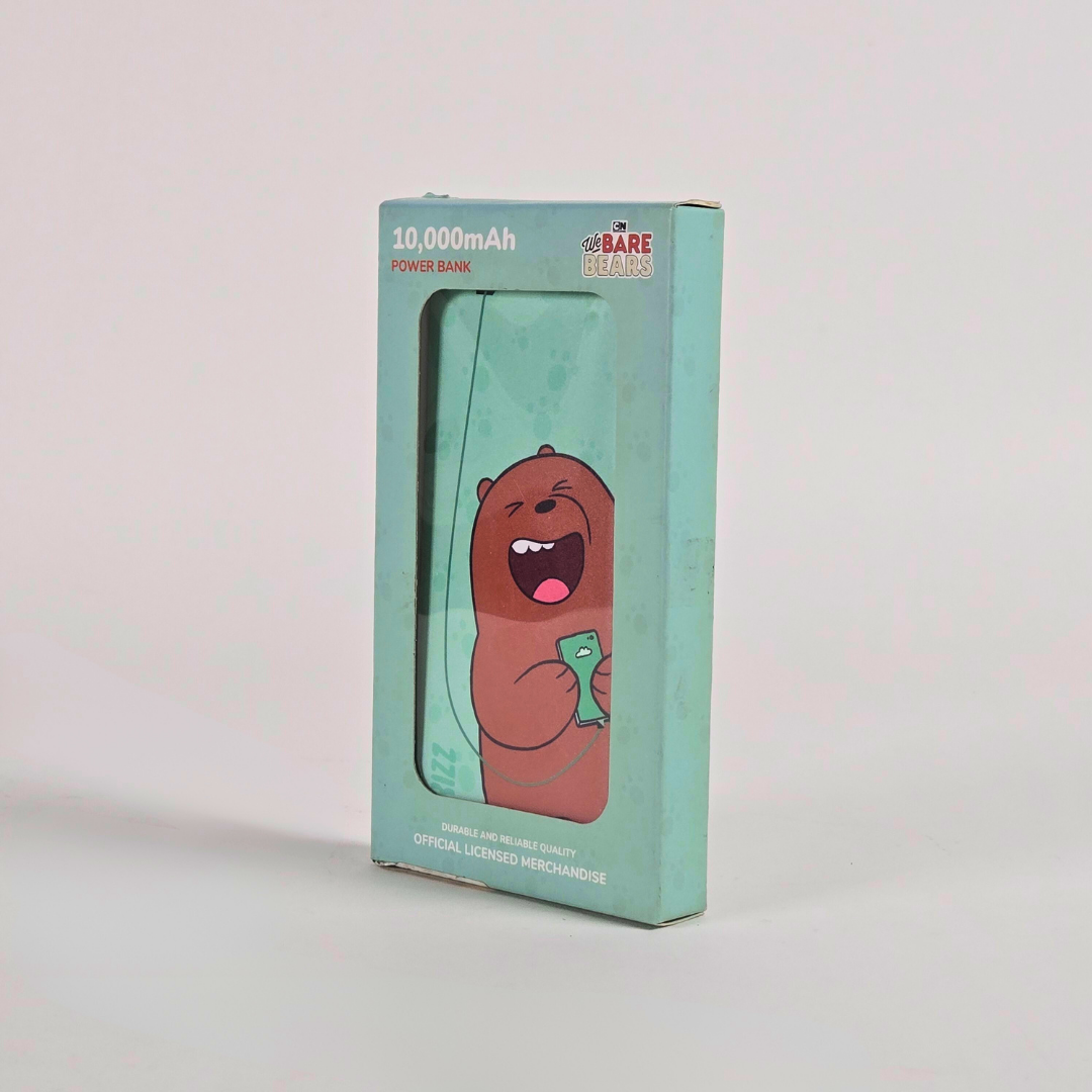 We Bare Bears 10,000mAh 2nd Collection Powerbank - Grizz