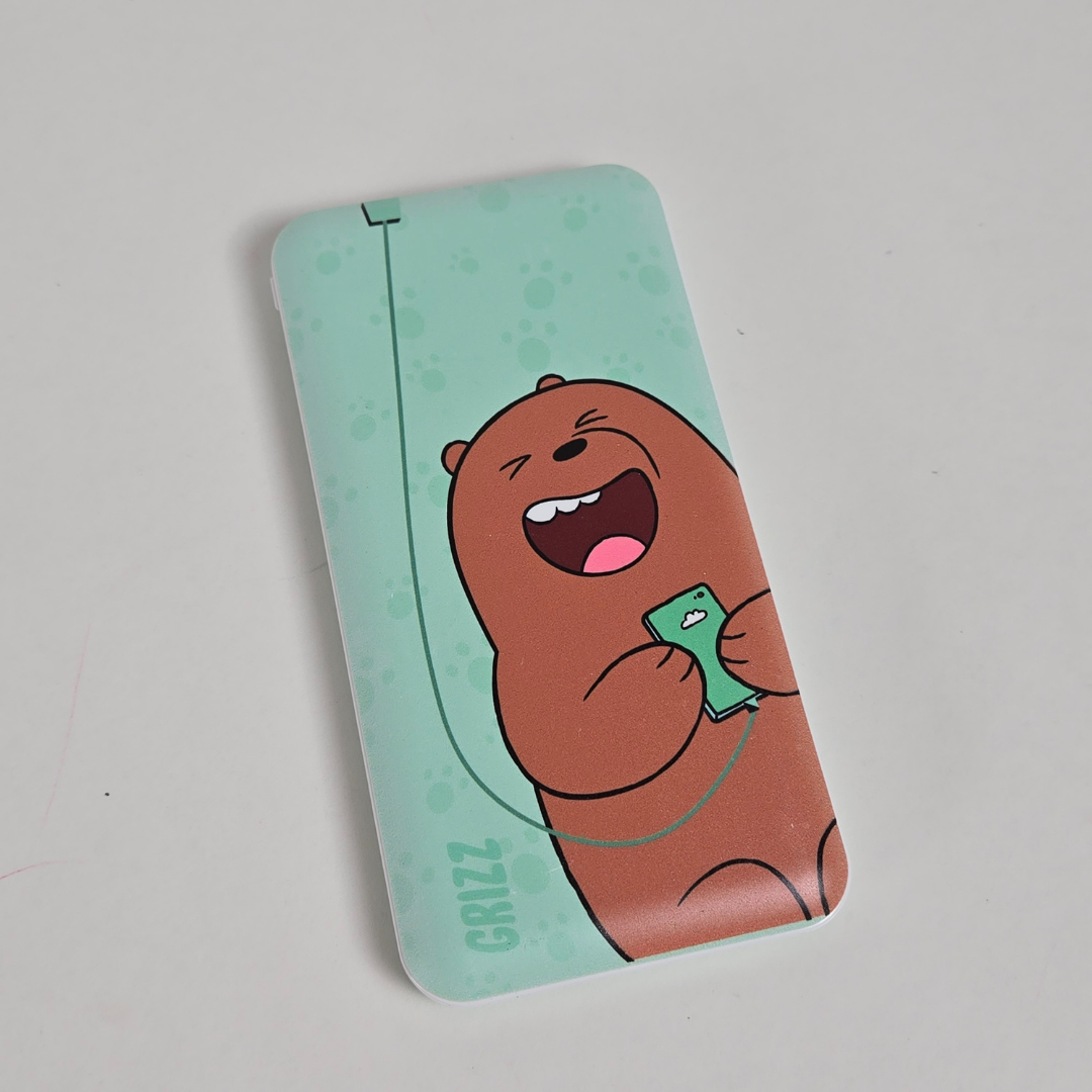 We Bare Bears 10,000mAh 2nd Collection Powerbank - Grizz