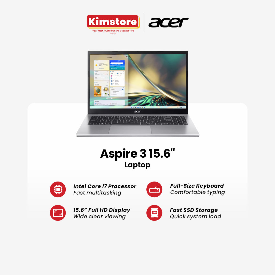 Acer Aspire 3 15.6" FHD Intel Core i7-1255U