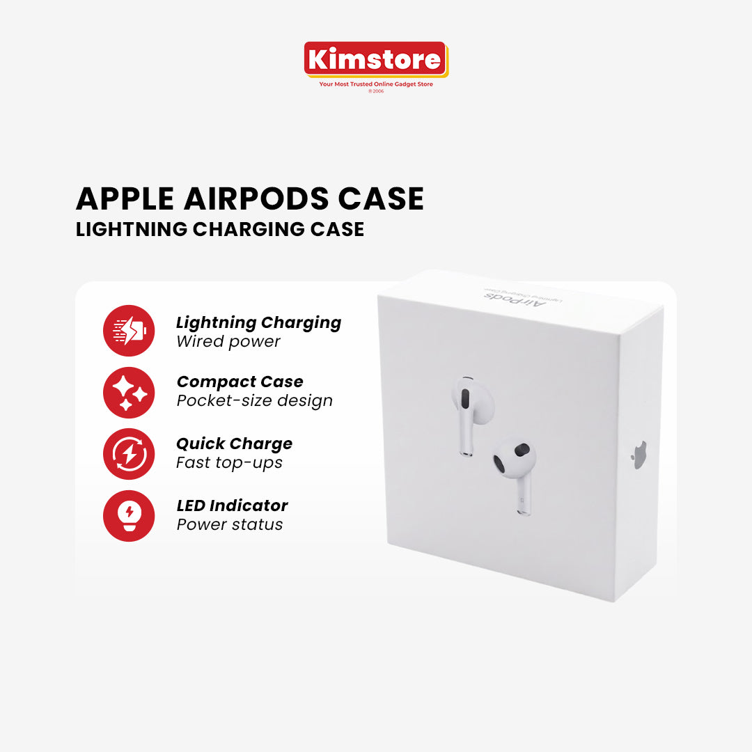 Apple Airpods (3rd Gen) with Lightning Charging Case