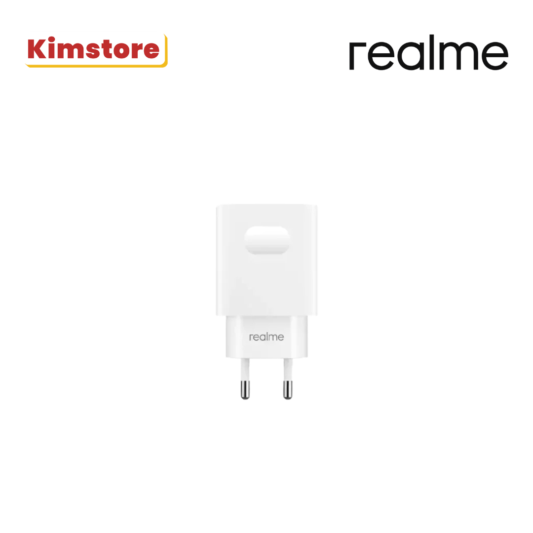 realme tl 33w charger white