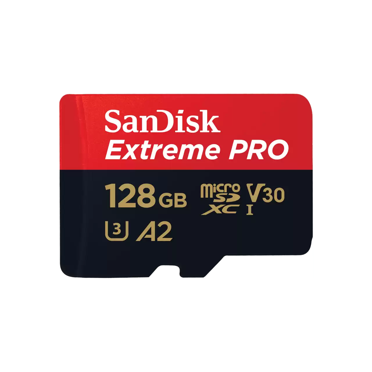 SanDisk Extreme Pro microSDXC, SQXCD 128GB, V30, U3, C10, A2, UHS-I + SD adaptor