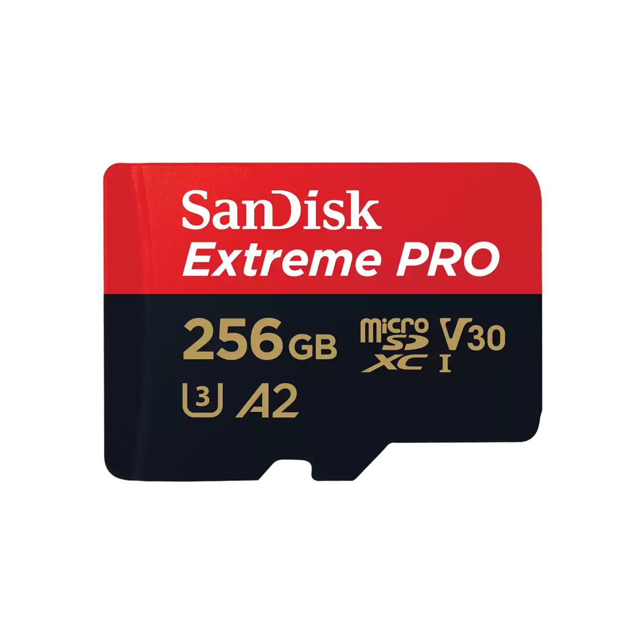 SanDisk Extreme Pro microSDXC, SQXCD 256GB, V30, U3, C10, A2, UHS-I + SD adaptor