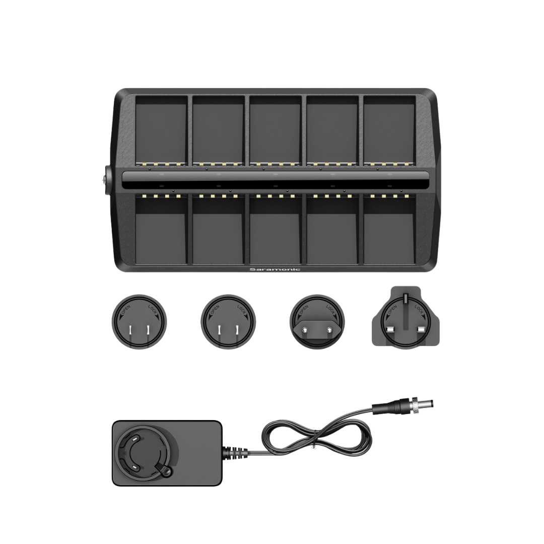 Saramonic WiTalk9 CB10 Charging Dock 10-slot [Pre-Order]