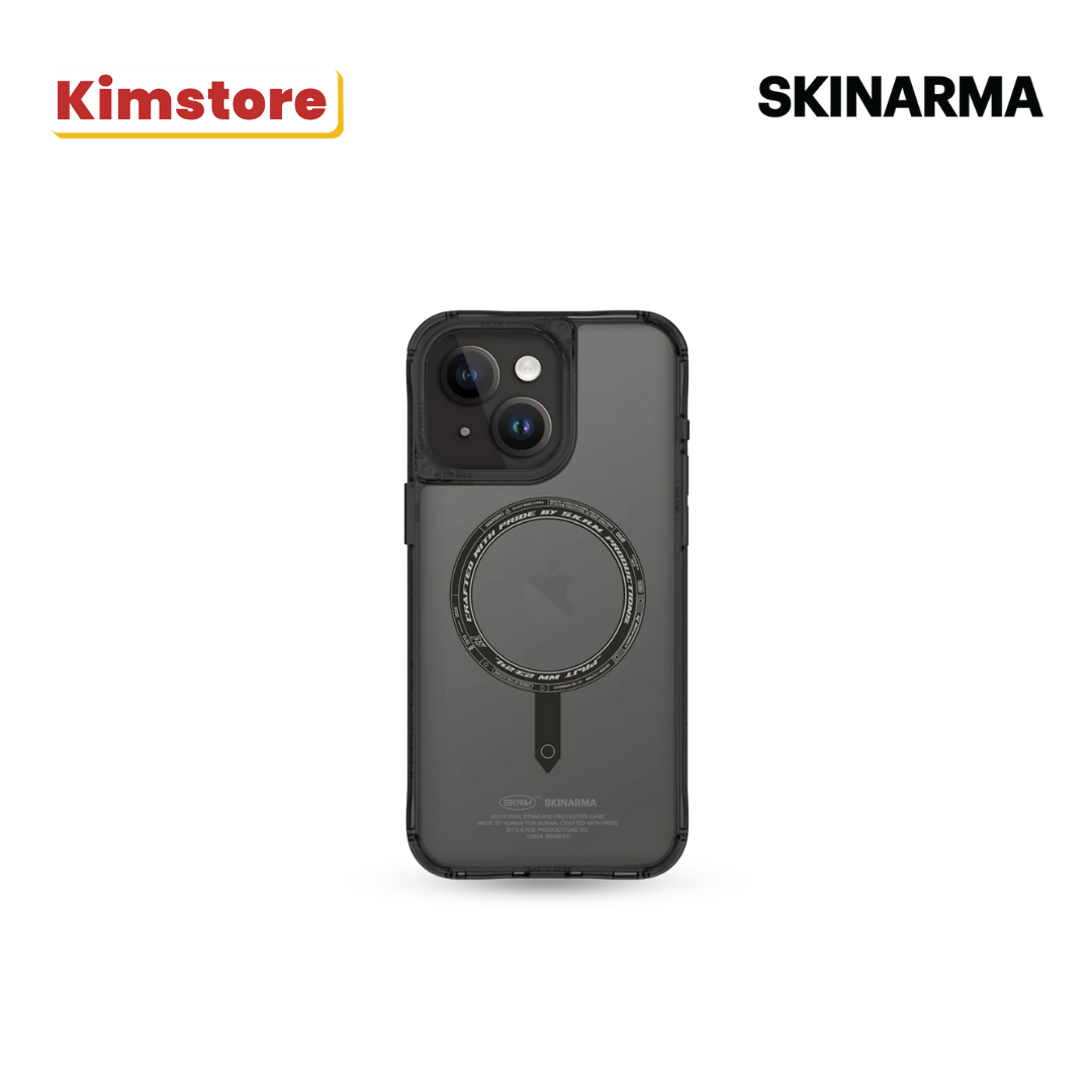 skinarma iphone 15 6.1 2023 saido mag charge black