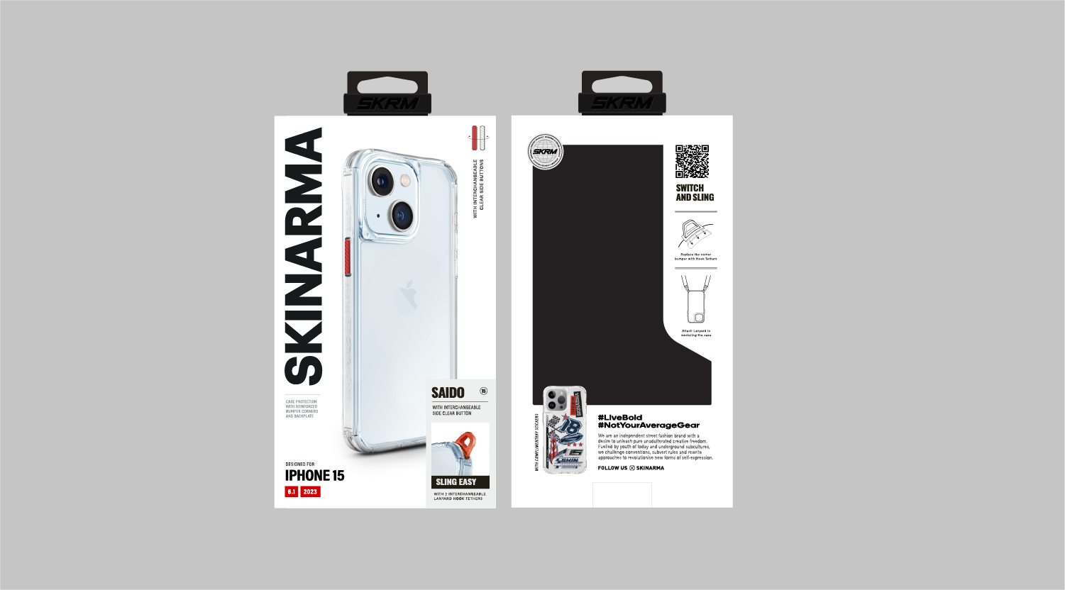 SKINARMA iPhone 15 Pro 6.7 (2023) Saido Mag-Charge