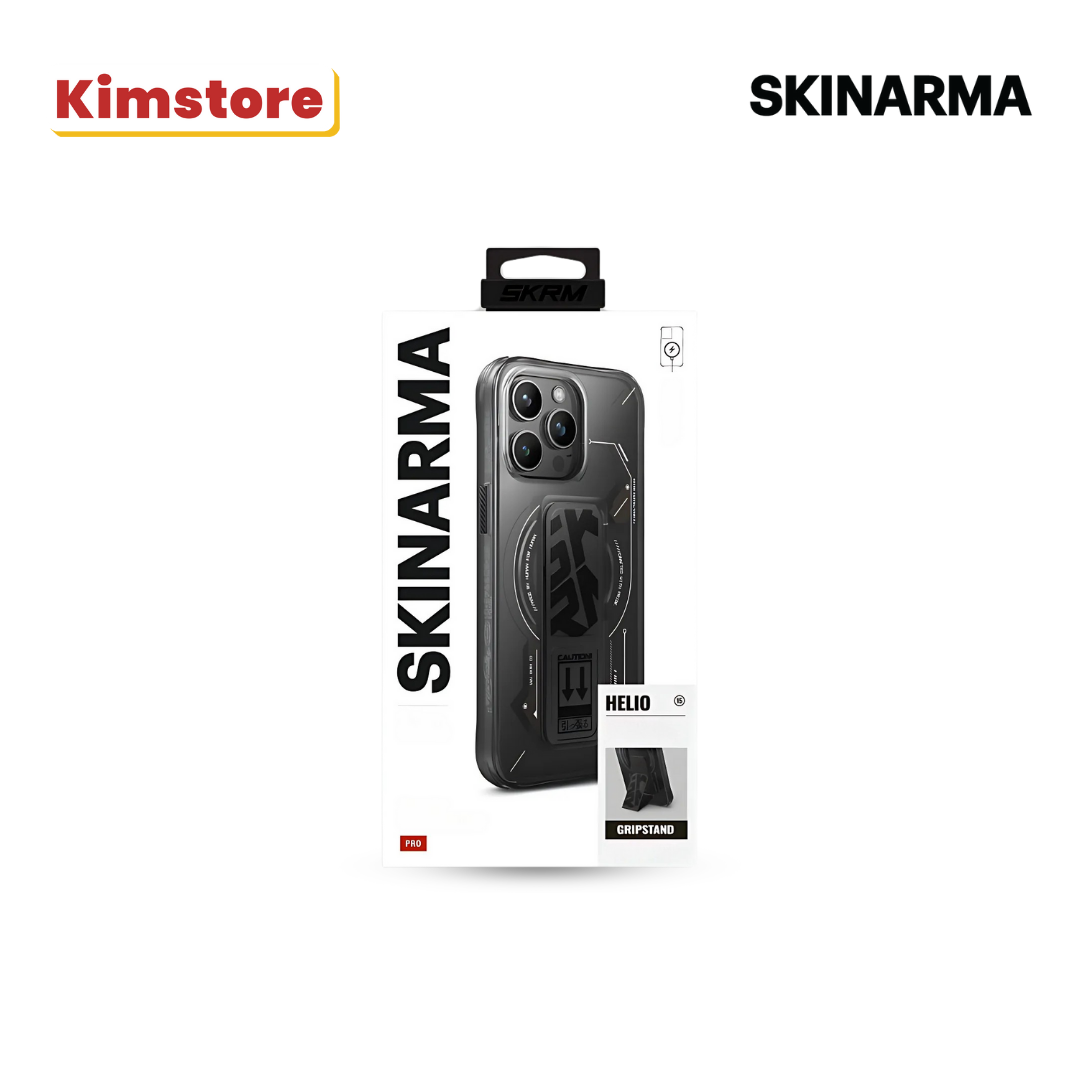 SKINARMA iPhone 16 Pro 6.3 (2024) Helio (Mag-Charge + Grip-Stand)