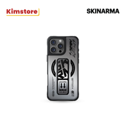 skinarma iphone 16 pro 6.9 2024 kira kobai mag charge + grip stand chrome
