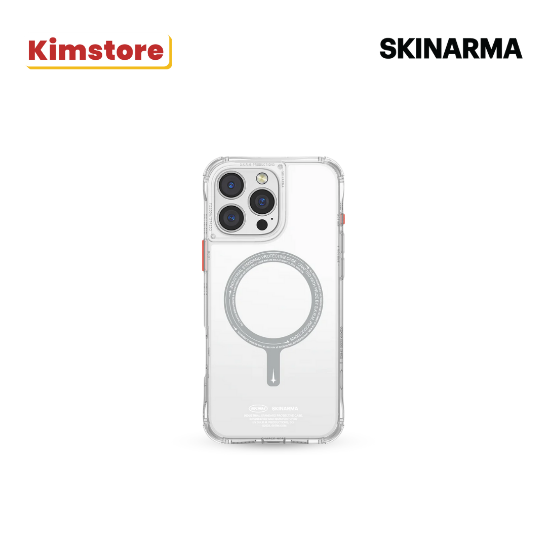 skinarma iphone 16 pro 6.9 2024 saido mag charge clear