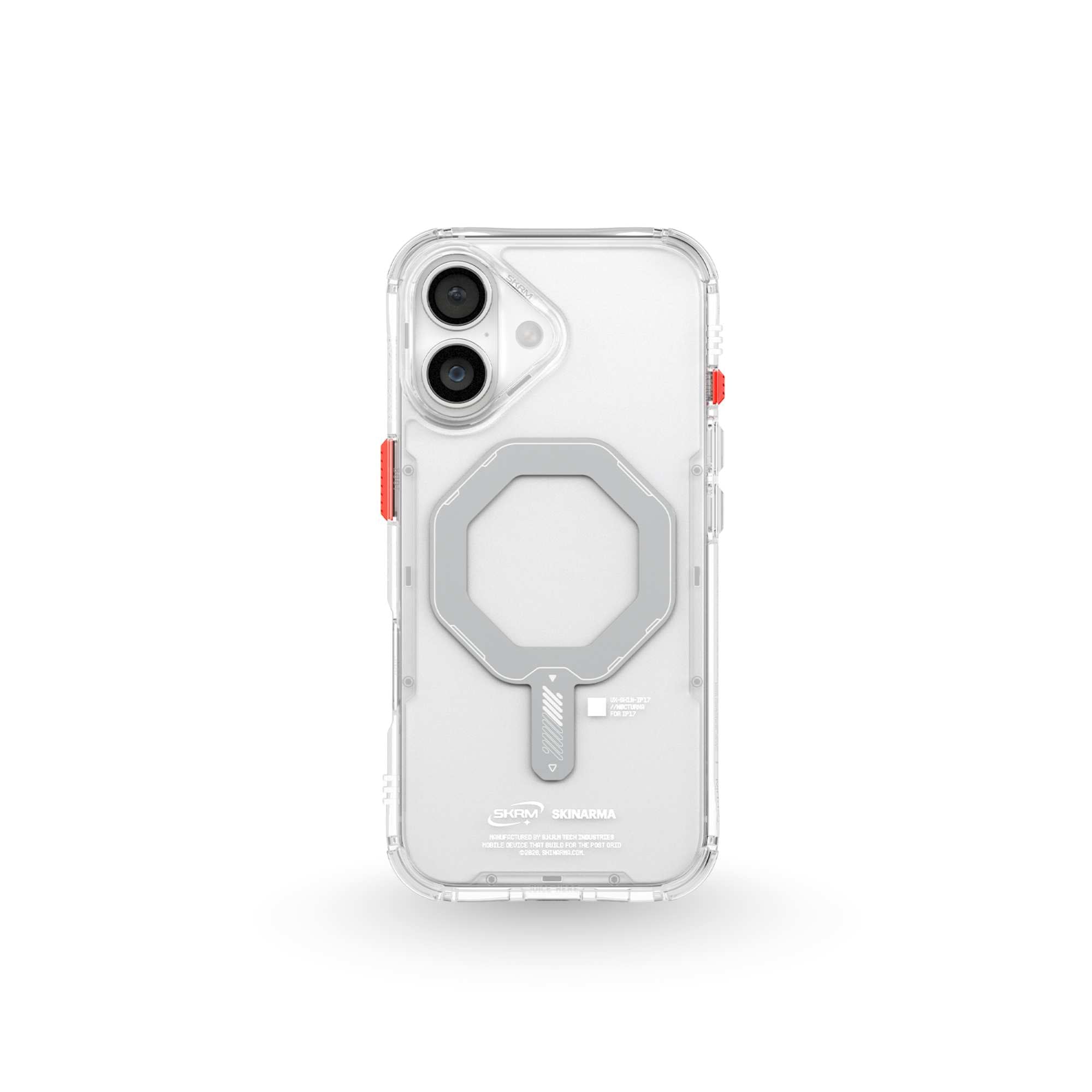 skinarma ip 17 pro 2025 6.3" saido mag charge clear