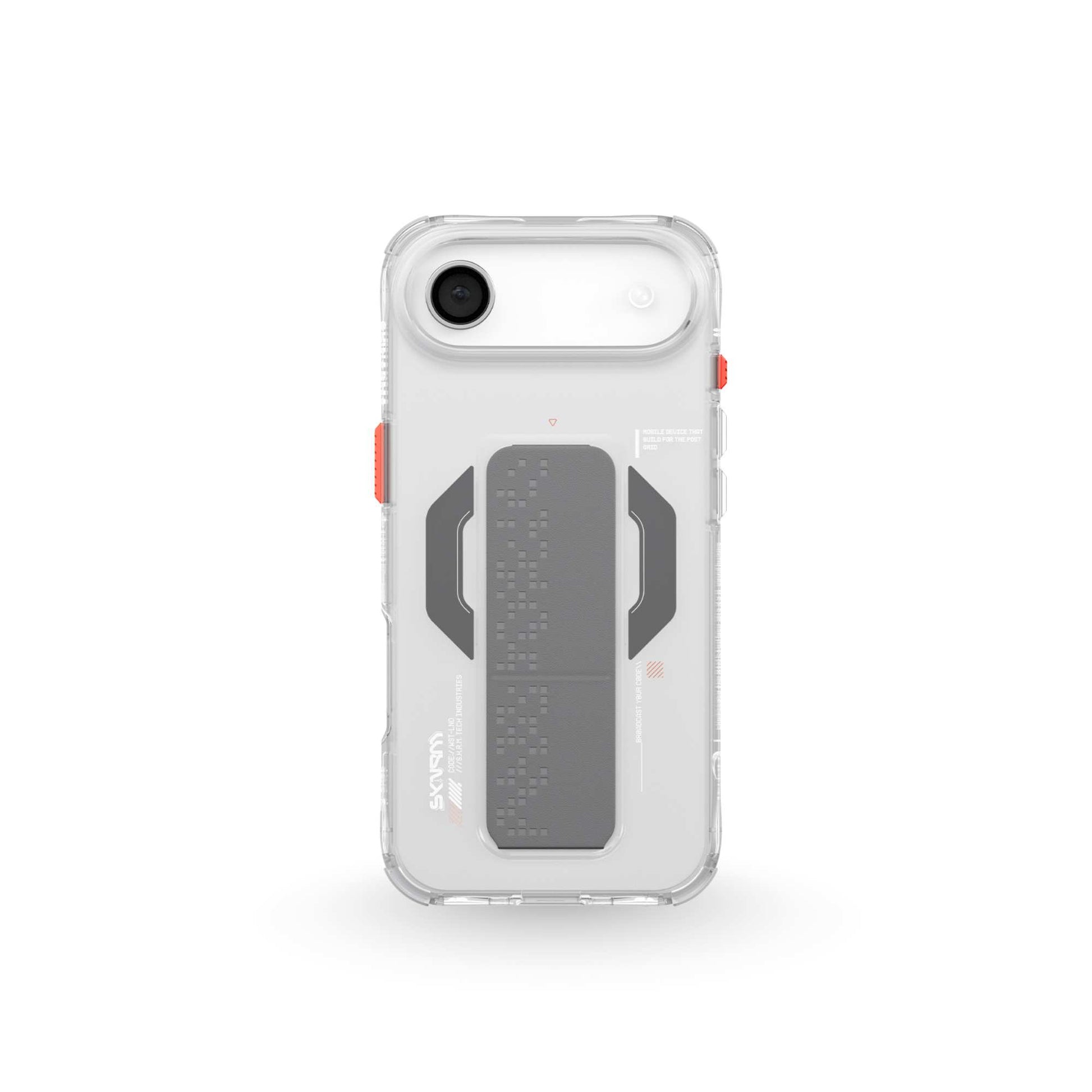 skinarma ip 17 2025 6.6" haxa mag charge + grip stand clear