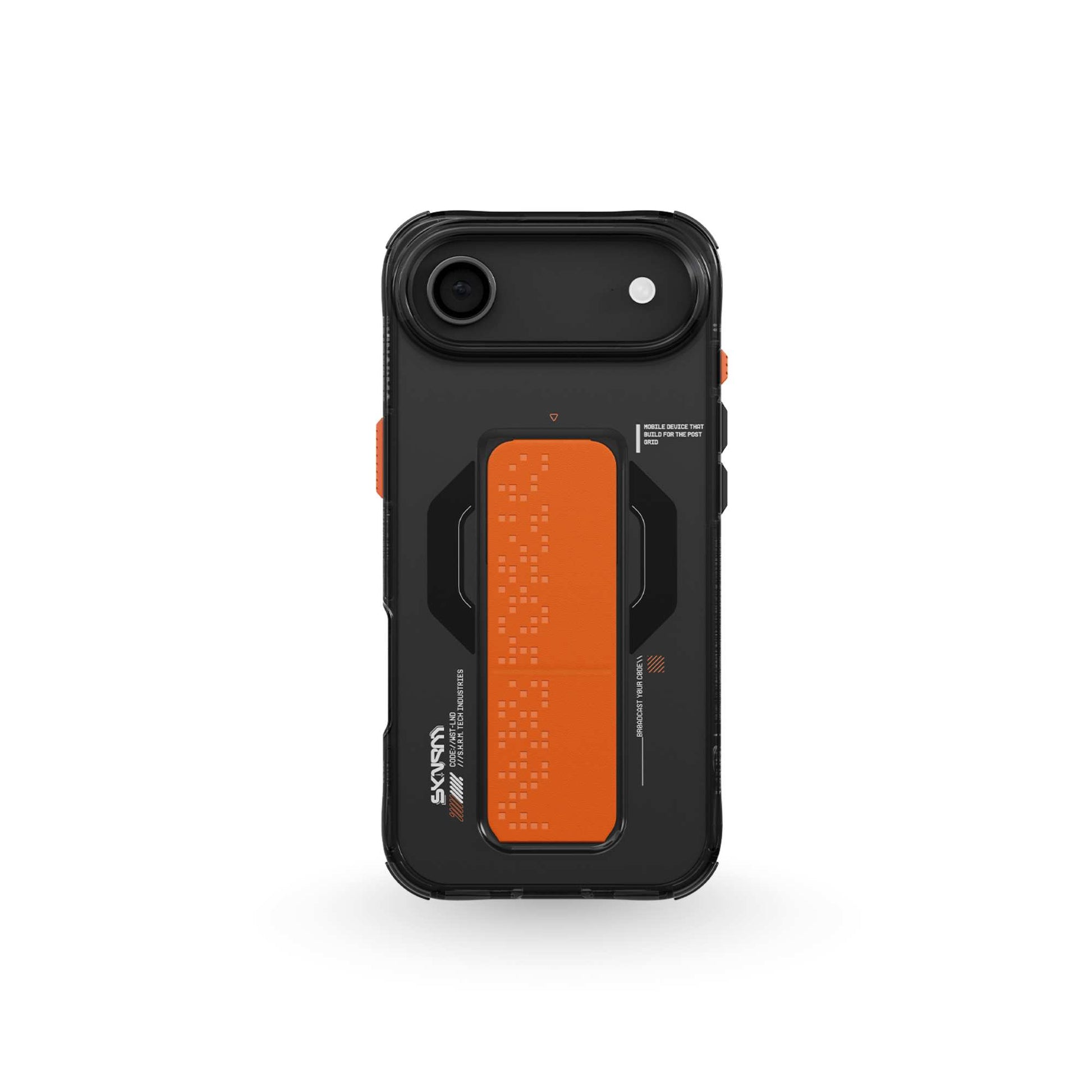 skinarma ip 17 2025 6.6" haxa mag charge + grip stand graphite