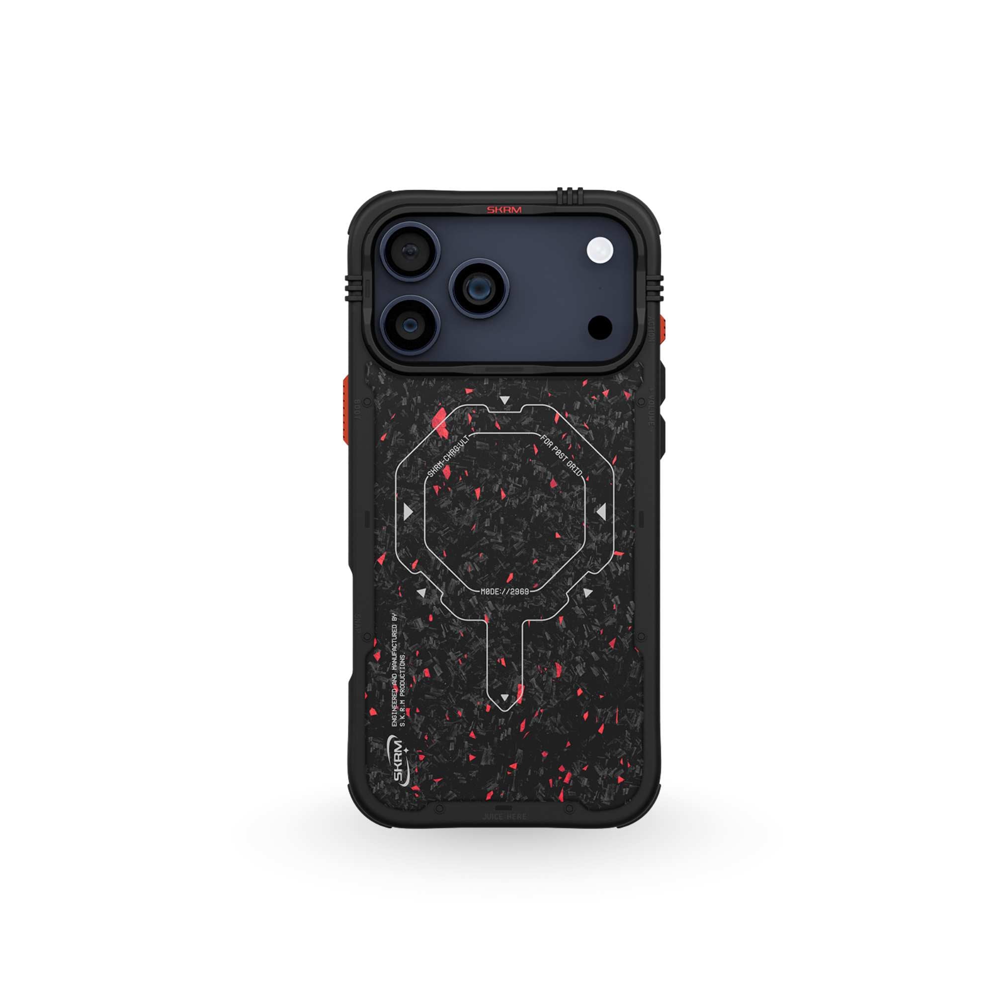 skinarma ip 17 pro 2025 6.3" vektor mag charge black
