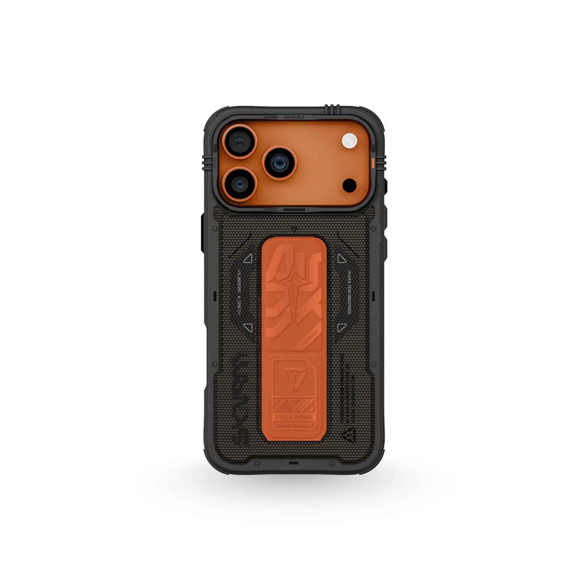 skinarma ip 17 pro 2025 6.9" phantom mag charge + grip stand olive