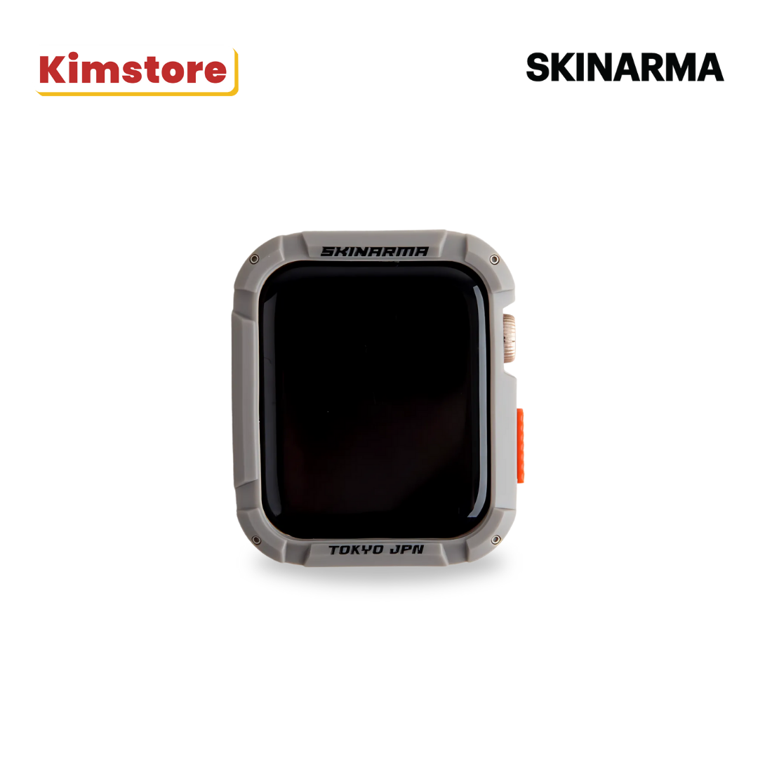 skinarma apple watch case kurono 45/44 mm light taupe