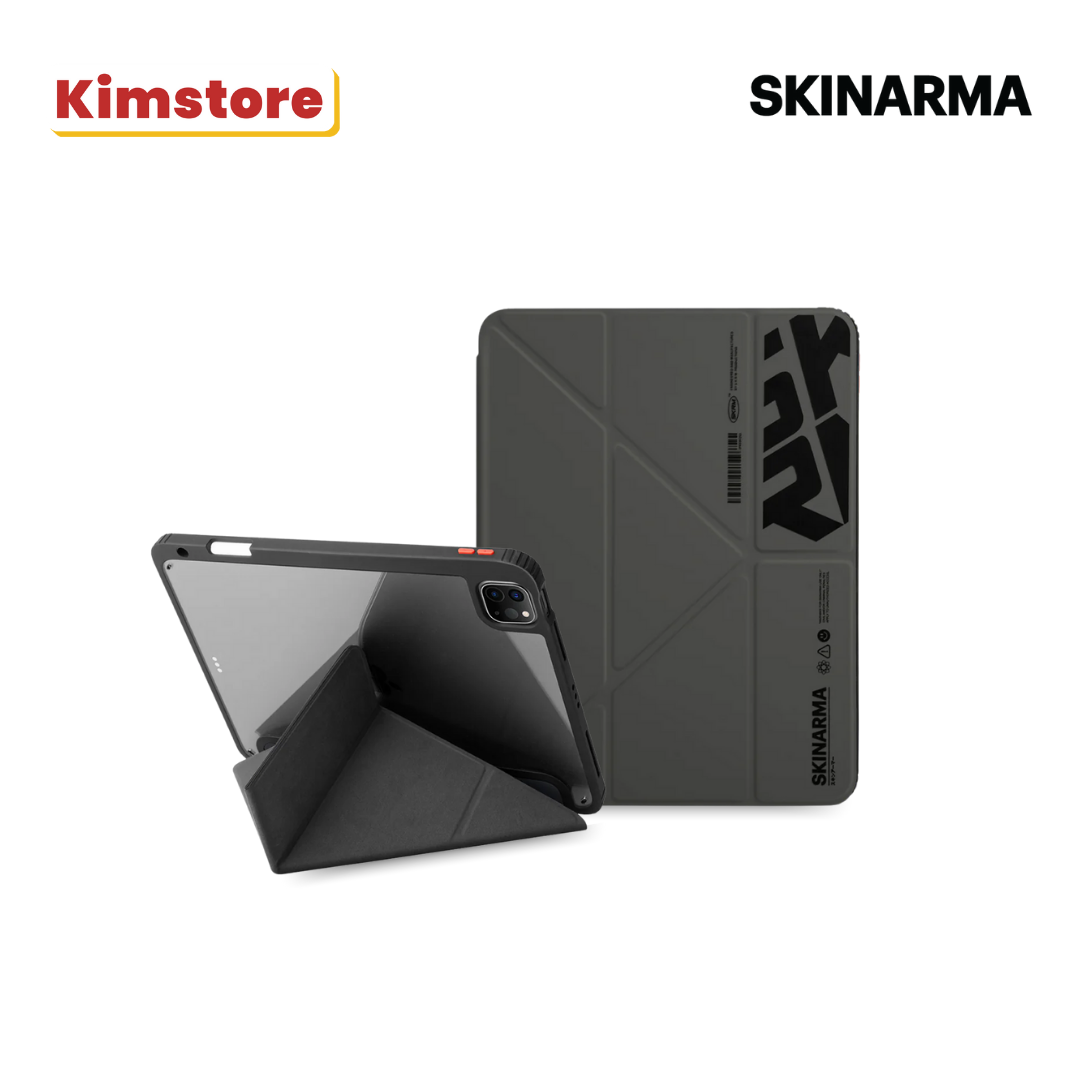 skinarma ipad pro 11" 3rd/4th gen | ipad air 10.9" 4th/5th gen spunk pewter green