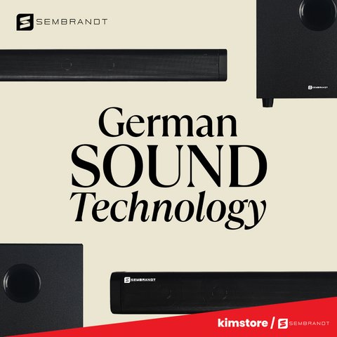 BUNDLE: SEMBRANDT HT3000 Soundbar (Black) + SEMBRANDT HT3000 Subwoofer (Black)