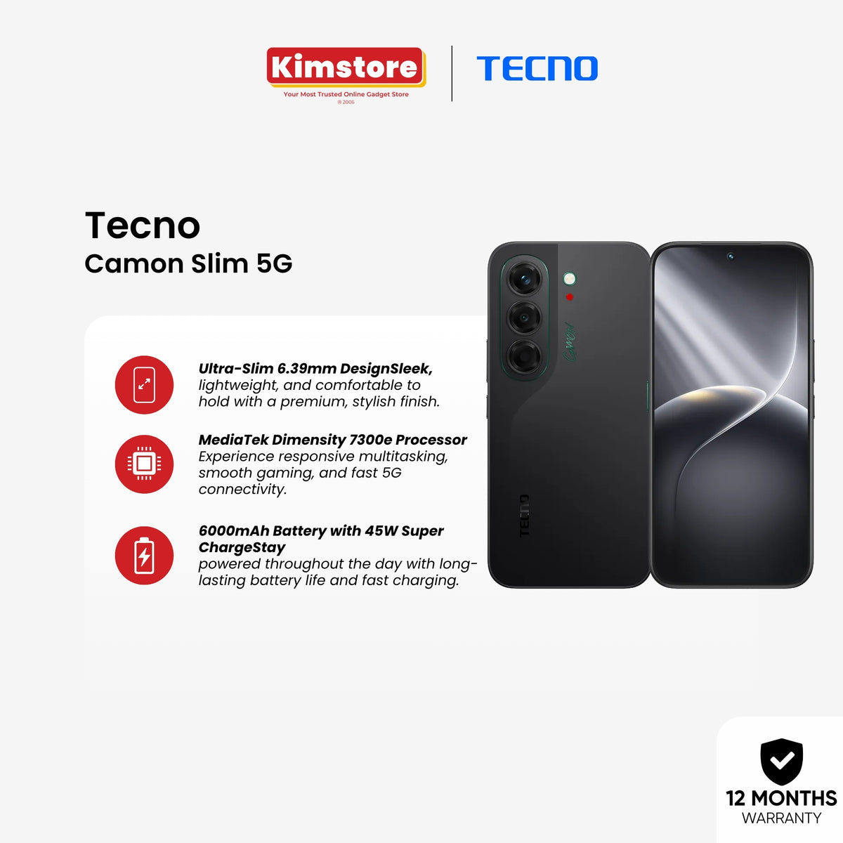 Tecno Camon Slim 5G [Pre-Order]