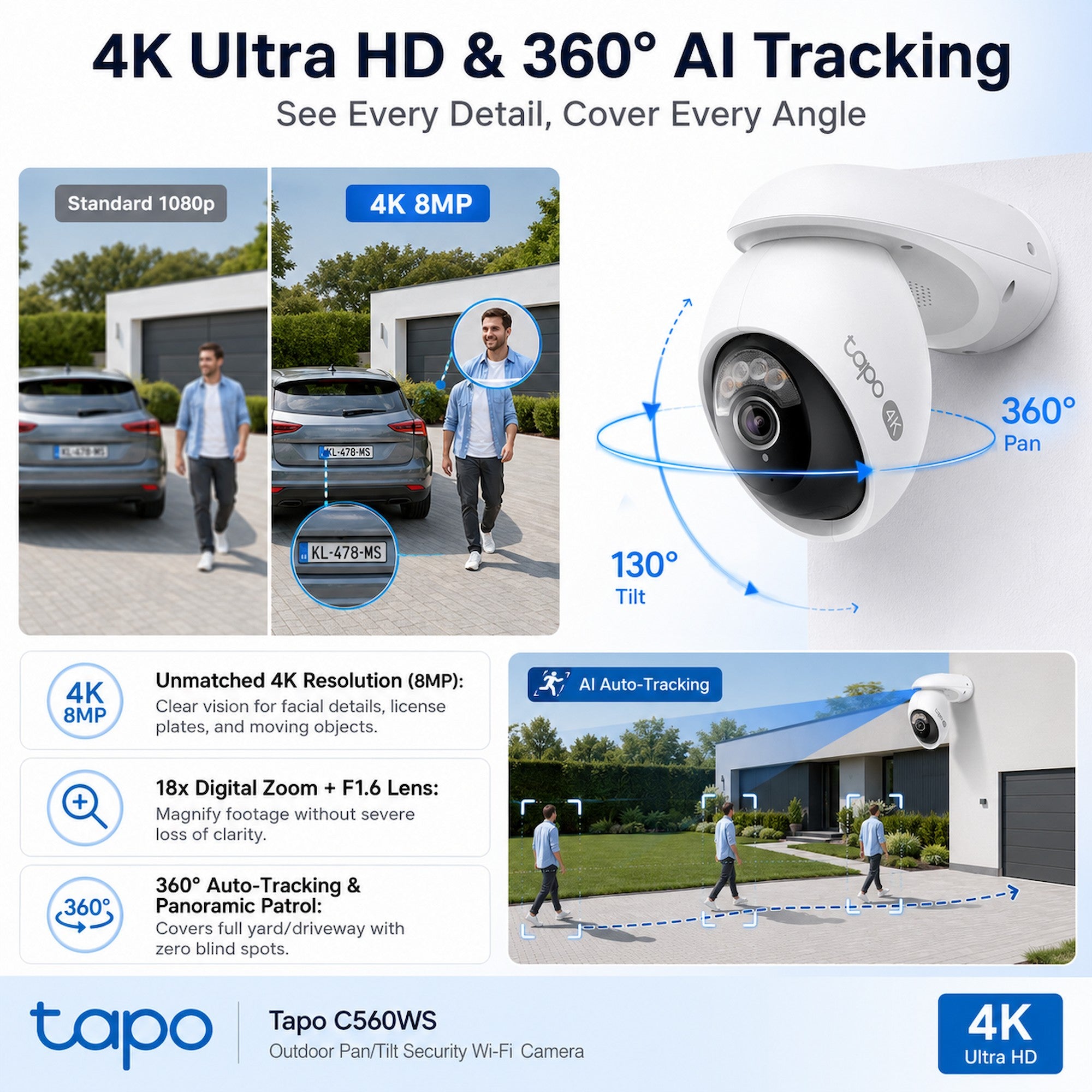 TP-Link Tapo C560WS Outdoor Pan/Tilt Security Wi-Fi Camera [Pre-Order]