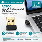 TP-Link Archer T2UB Nano AC600 Nano Dual Band Wi-Fi Bluetooth 4.2 USB Adapter [Pre-Order]