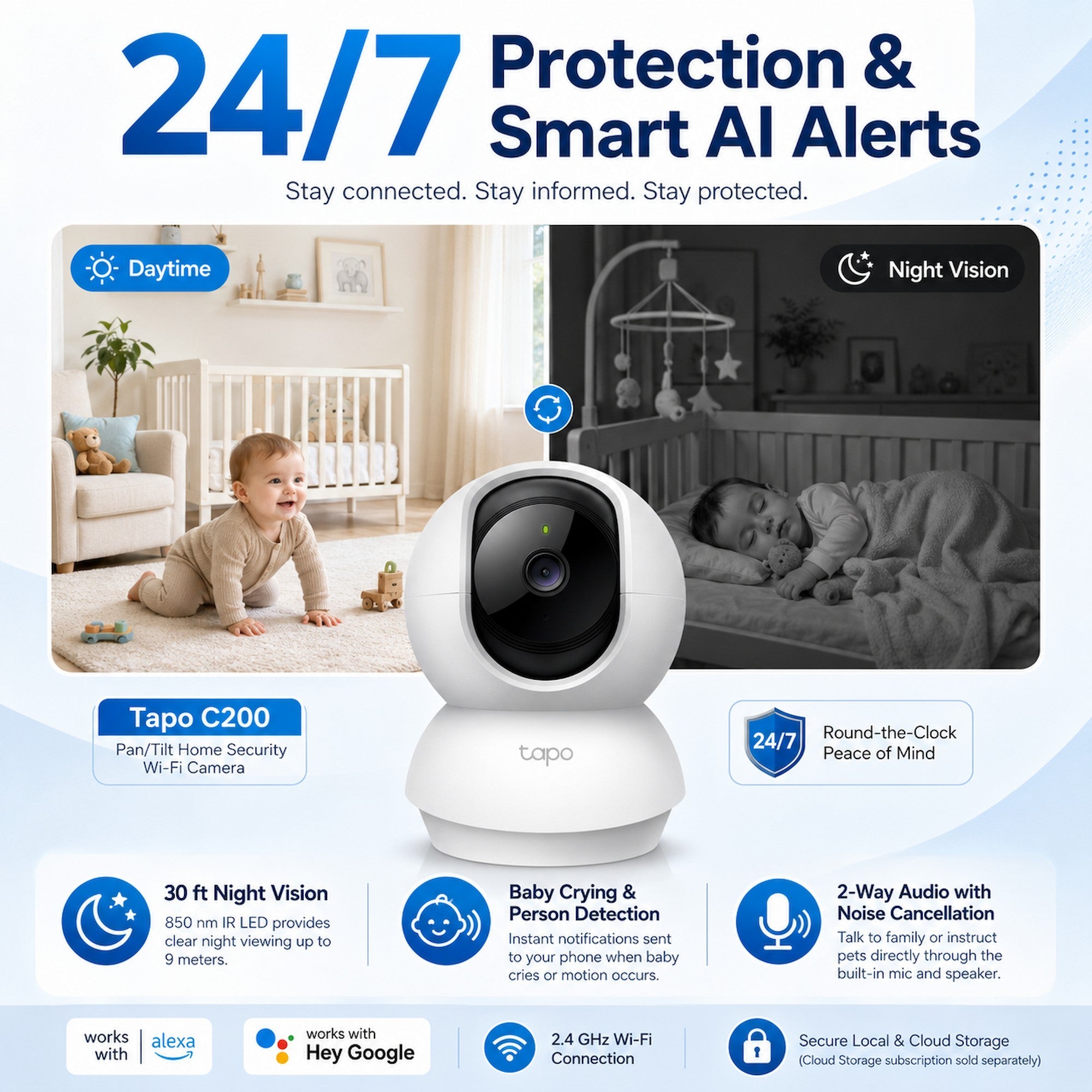 TP-Link Tapo C200 Pan/Tilt Home Security Wi-Fi Camera [Pre-Order]