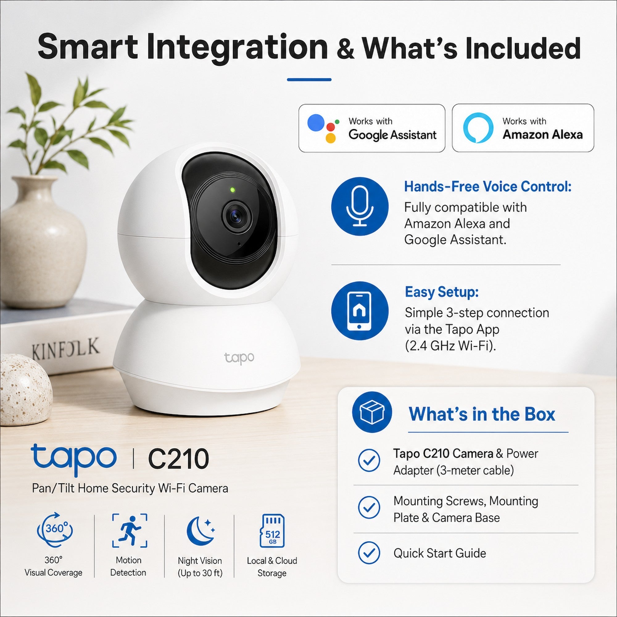 TP-Link Tapo C210 Pan/Tilt Home Security Wi-Fi Camera [Pre-Order]