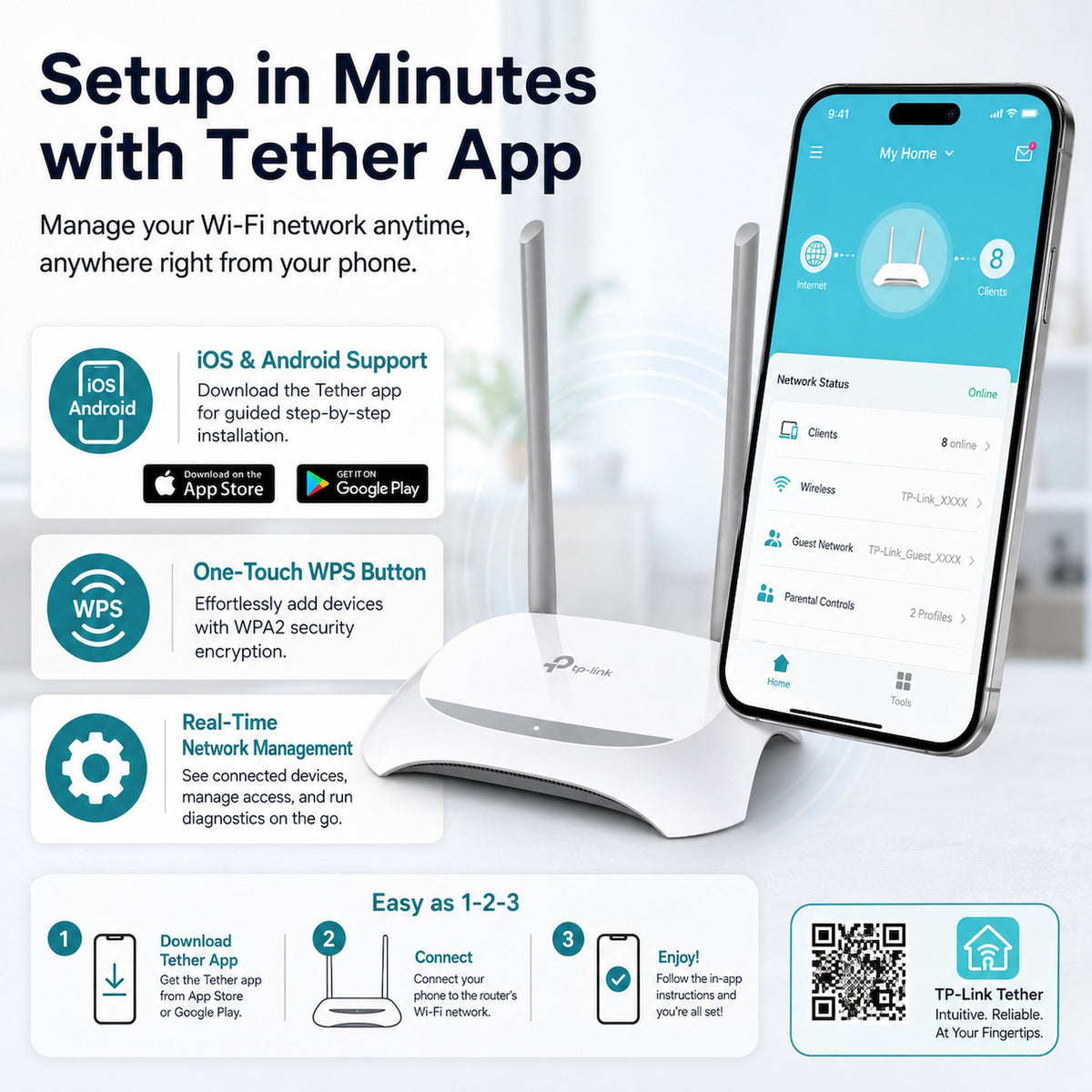 TP-Link TL-WR840N N300 Wi-Fi Router [Pre-Order]