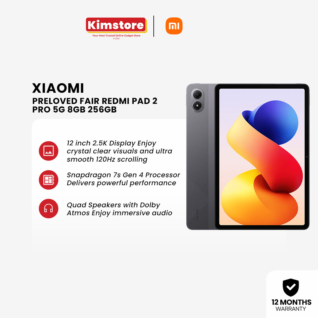 [2nd Hand] [Fair] Xiaomi Redmi Pad 2 Pro 5G