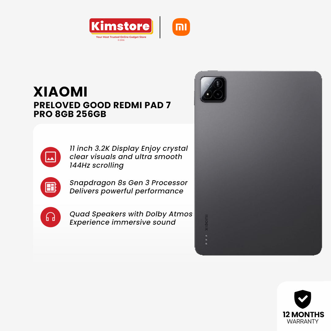 [2nd Hand] [Good] Xiaomi Redmi Pad Pro 7