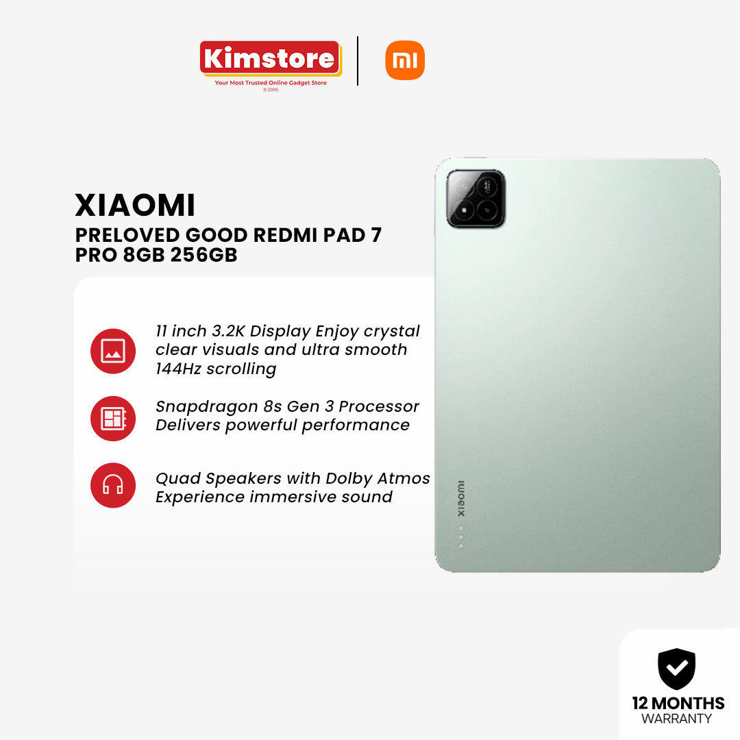 [2nd Hand] [Good] Xiaomi Redmi Pad Pro 7