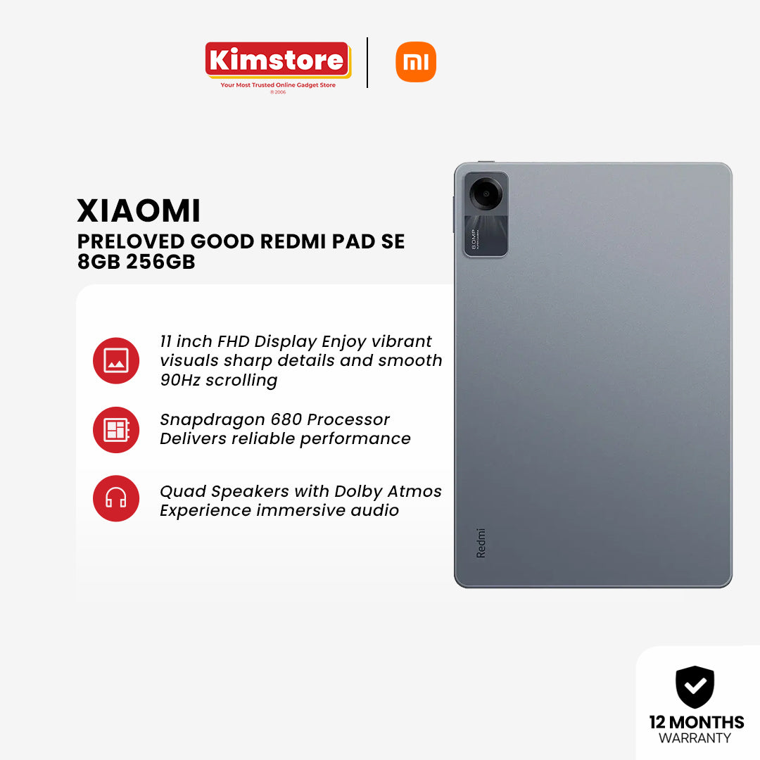 [2nd Hand] [Good] Xiaomi Redmi Pad SE