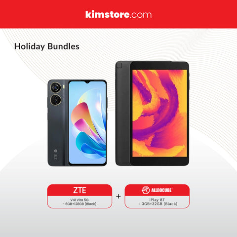 Holiday Bundle: ZTE V41 Vita 5G (6GB/128GB) and Alldocube iPlay 8T T802 3+32GB Tablet