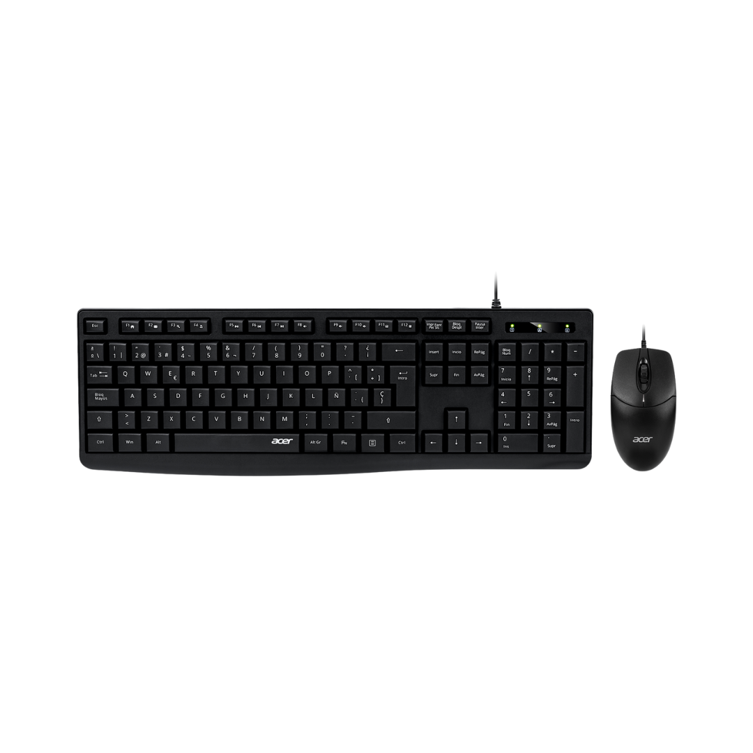 Acer EAK040 BK Wired Combo Keyboard and Mouse