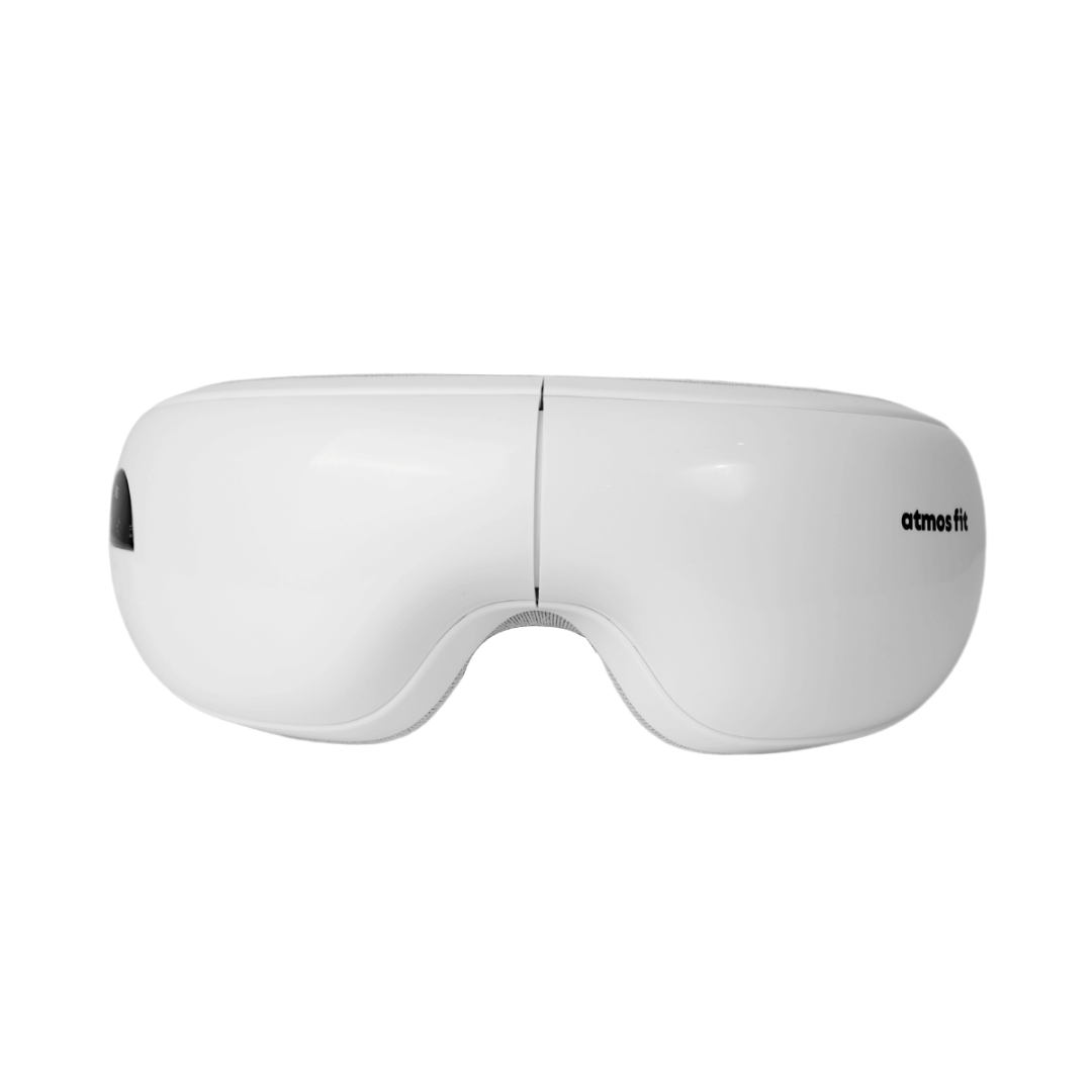 atmos fit calmsight thermal eye care massager white