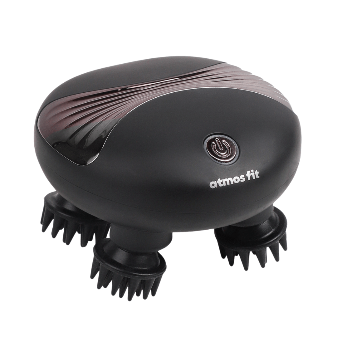 atmos fit dewdrop scalp massager black