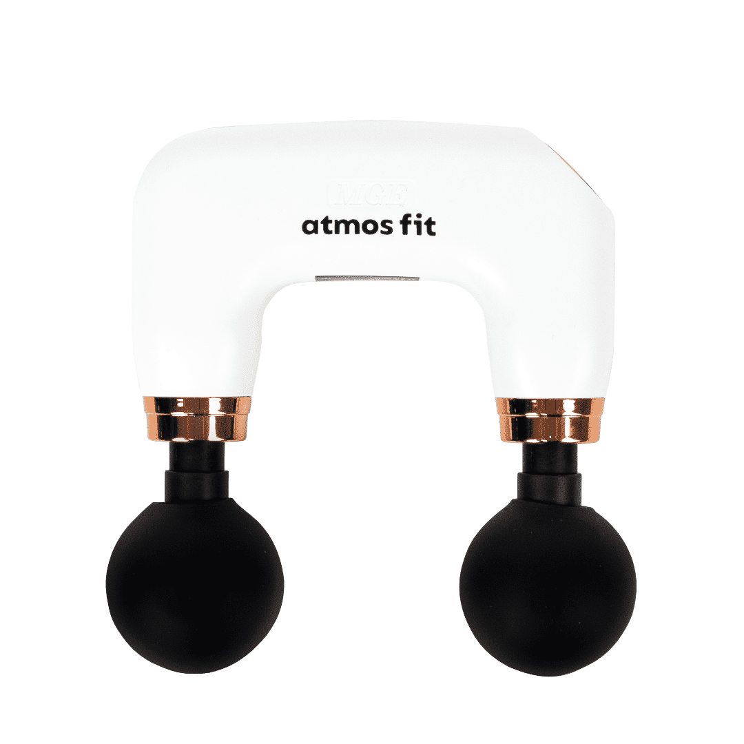 atmos fit duoflex massager gun white