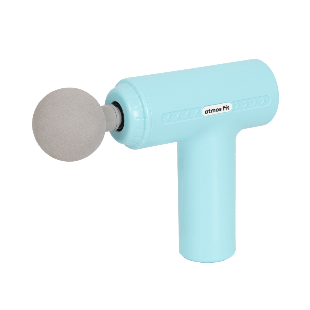 atmos fit physiocare calmi deep tissue massager gun mint green