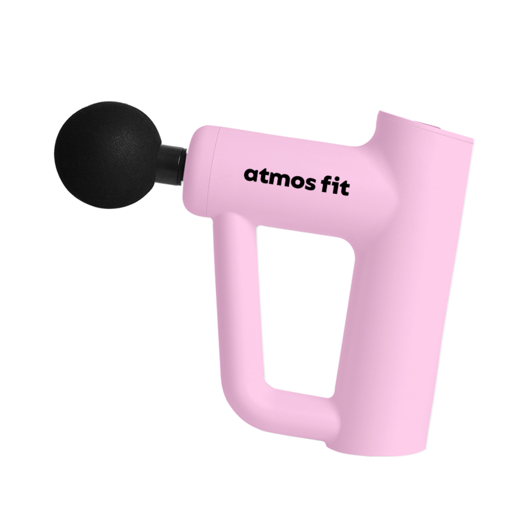 atmos fit physiocare recharge deep tissue massager gun black