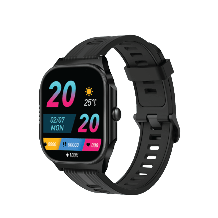 Kimstore atmos fit resurge amoled smartwatch sleek black