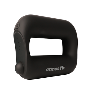 atmos fit sphero handheld ring massager powder white