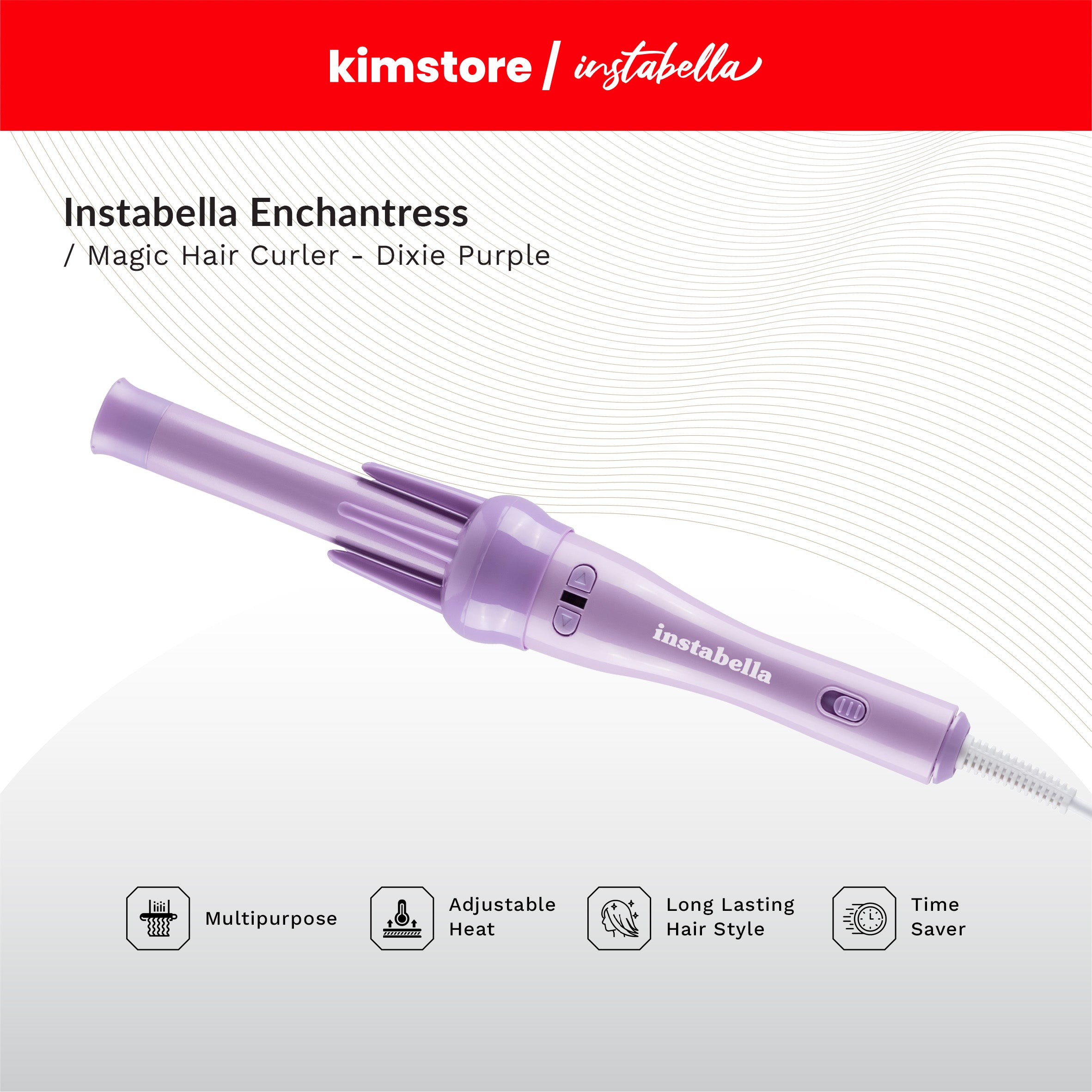 [Open Box] [B] Instabella Enchantress Magic Hair Curler HC-473