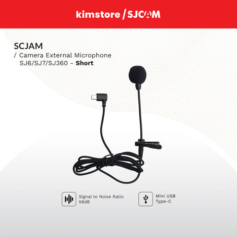 SJCAM Camera External Microphone SJ6/SJ7/SJ360