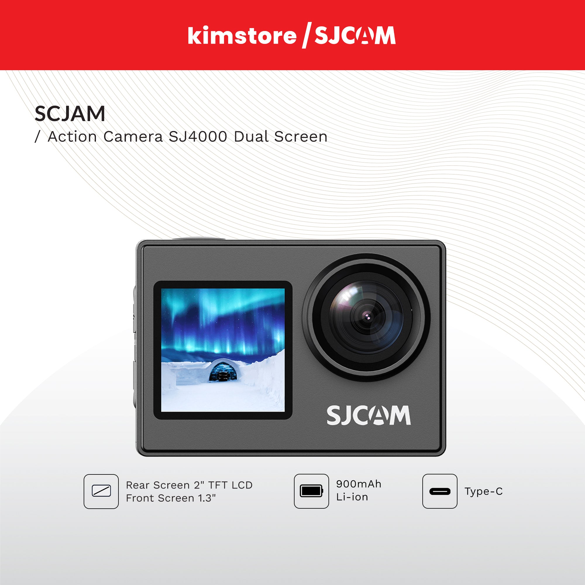 SJCAM Action Camera SJ4000 Dual Screen