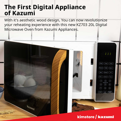 Kazumi KZ703 20L Digital Microwave Oven