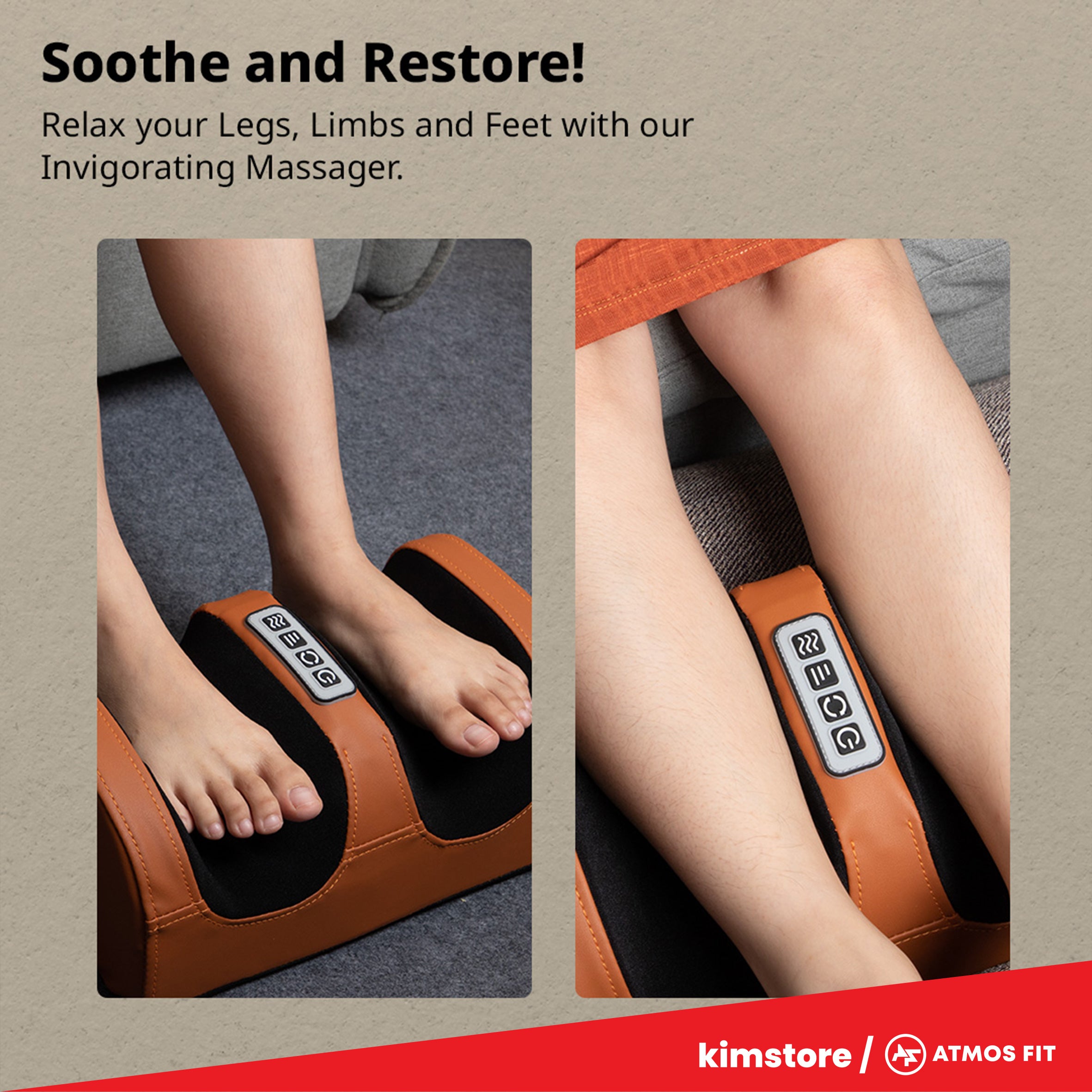 Atmos Fit Soothing Legs, Limbs and Feet Massager