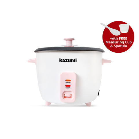 BUNDLE: Kazumi KZ-RC115 1.5L Rice Cooker + TechFlex 2.5W Mini UV Sterilizing Lamp (Black)