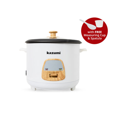 BUNDLE: Kazumi KZ-RC115 1.5L Rice Cooker + TechFlex 2.5W Mini UV Sterilizing Lamp (Black)