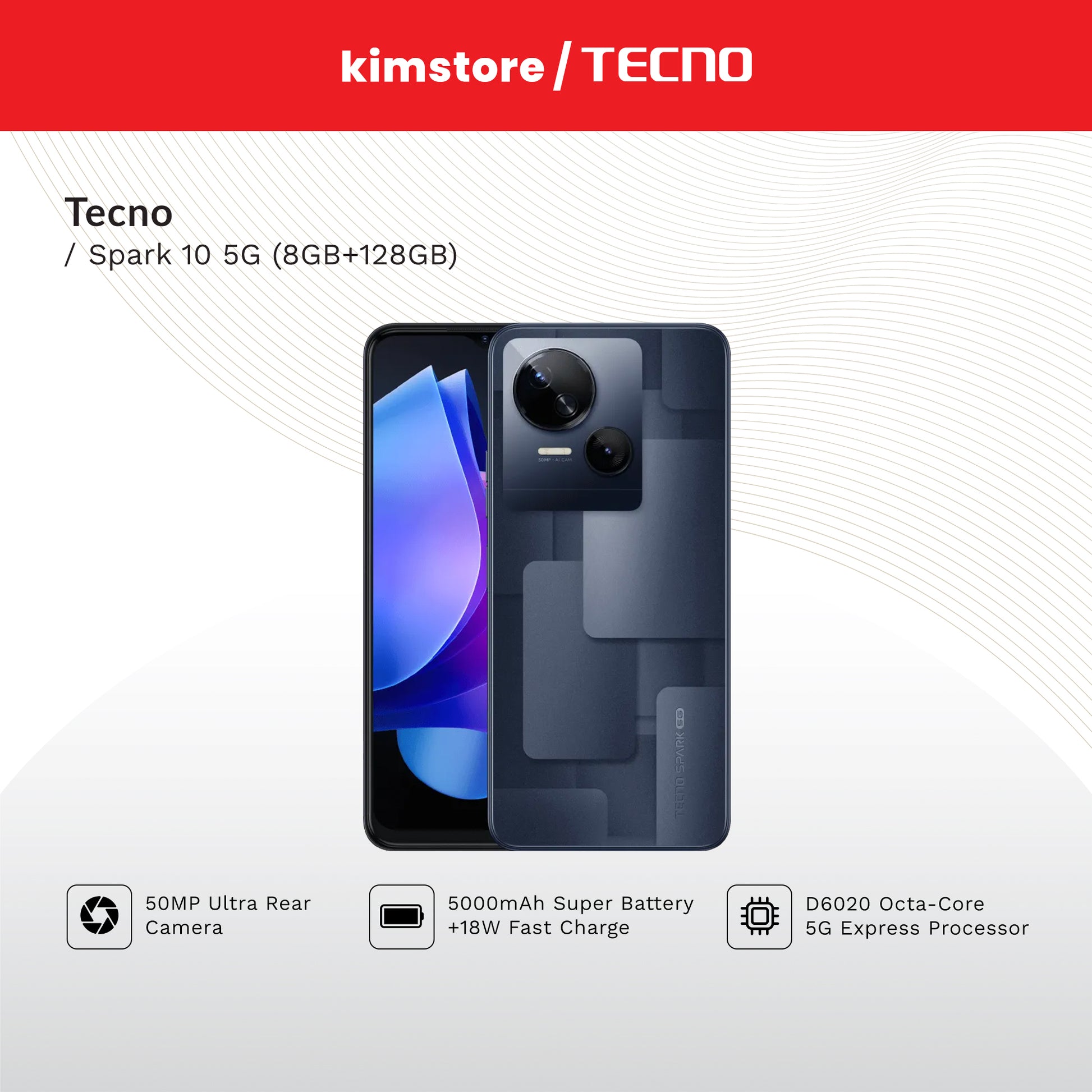 tecno spark 10 5g 8gb128gb meta black