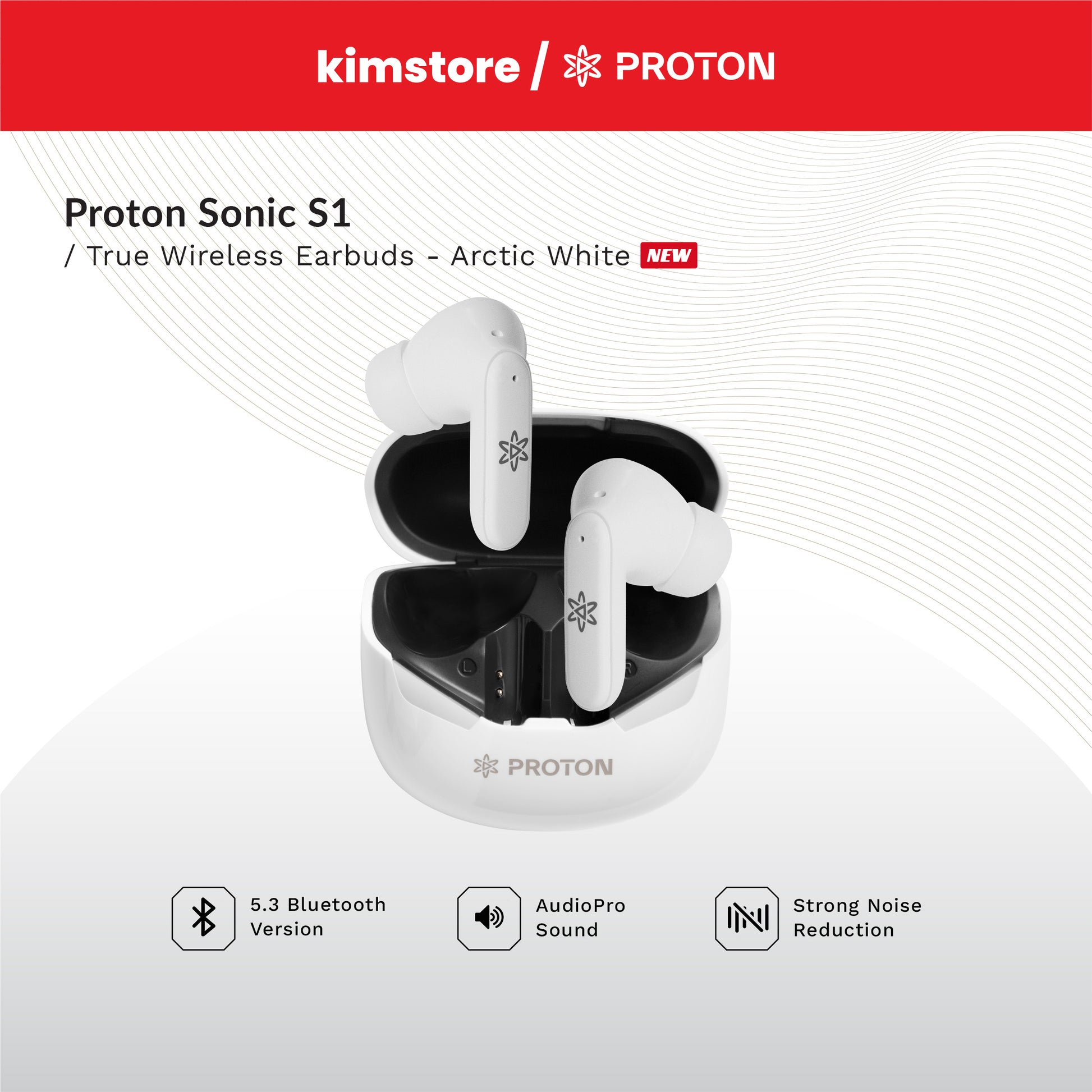 proton sonic s1 tws earbuds jet black